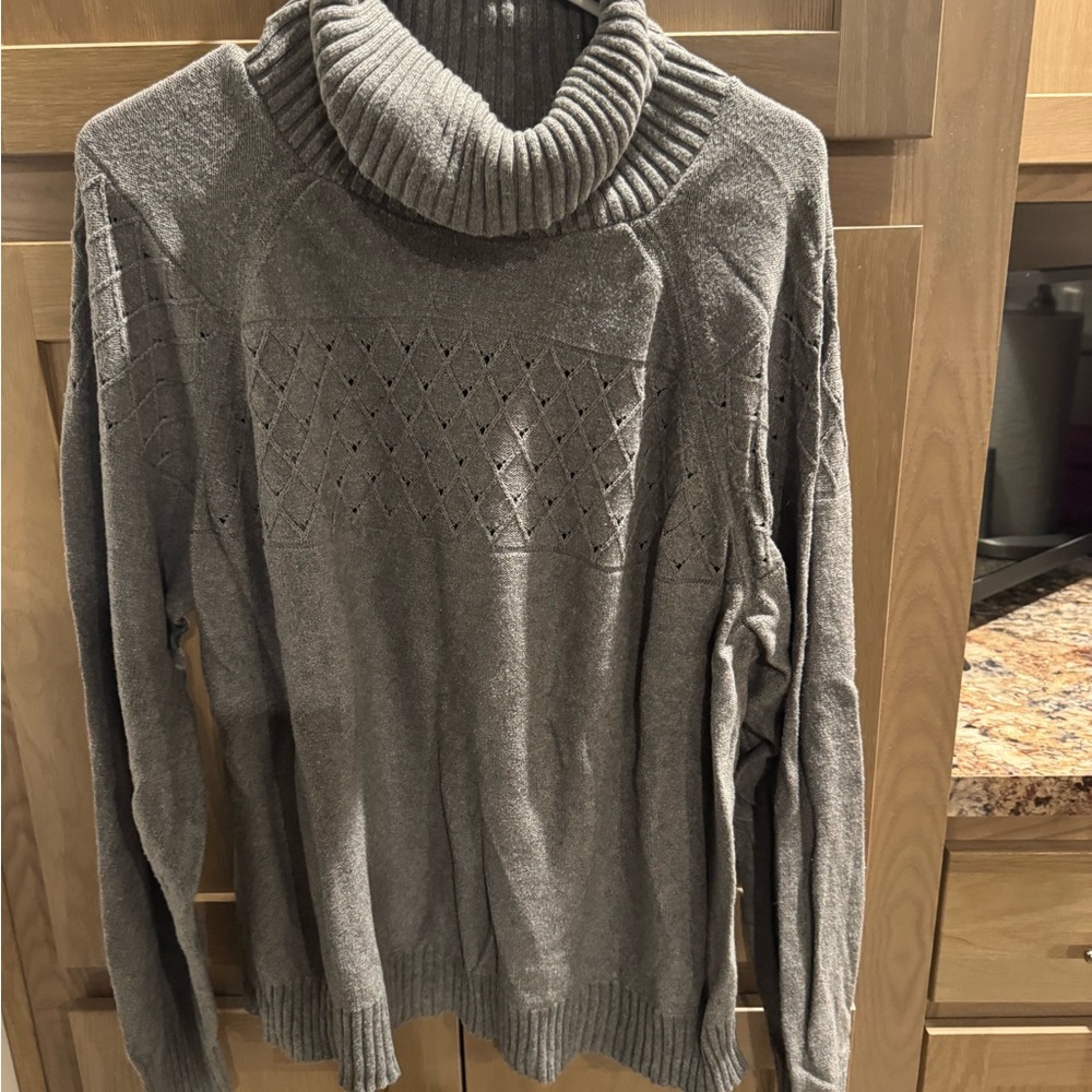 Banana Republic Charcoal Cowl Neck Sweater